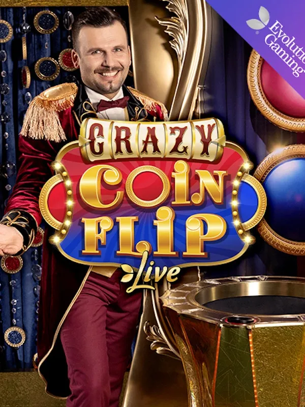 Crazy Coin Flip live casino-spill hos Casino Days