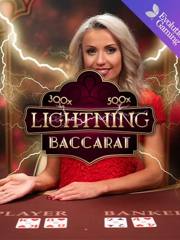 Lightning Baccarat live casino-spill hos Casino Days